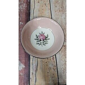 Cunningham and Pickett Norway Pink Rose Bowl Rare